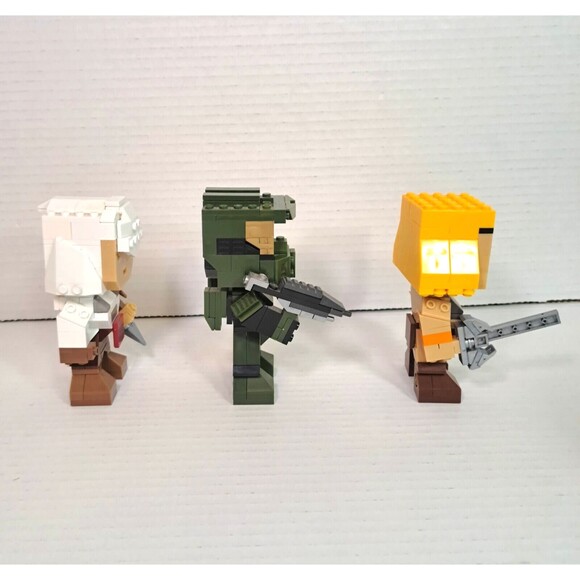 Mega Construx Kubros Lot He-Man MOTU Assassin Mega Construx Kubros Lot He-Man MOTU Assassin\'s Creed Ezio Halo Master Chief